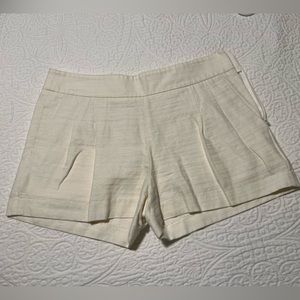 JCREW thick linen shorts